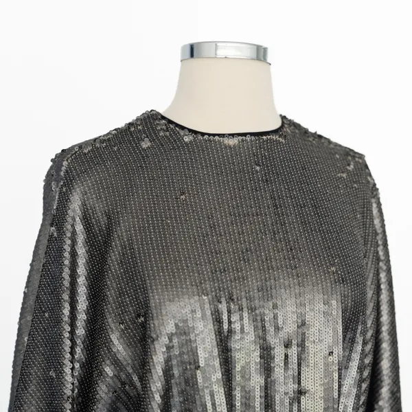 Anine Bing. Angie Sequin‎ Belted Mini Dress In Sequins. - Image 12