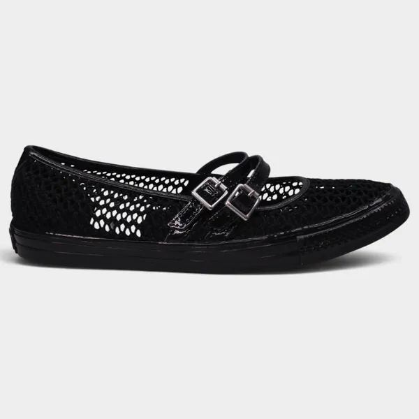 Converse Dainty Mary Jane Knit Black Womens 9 A16567C - Image 2