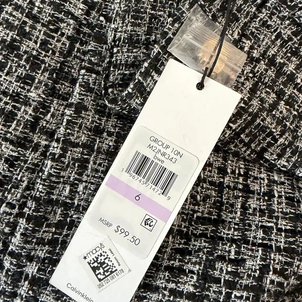 Calvin Klein Women's Tweed Miniskirt Size 6 - Image 7