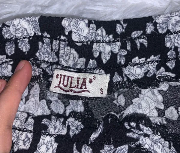 Boutique High Waisted Floral Pants - Image 5