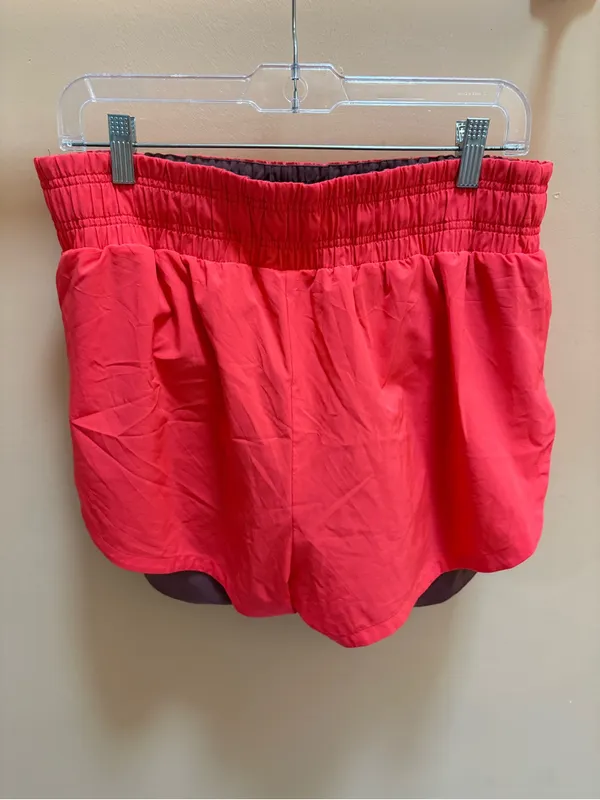 Gymshark Running 2 in 1 Layered Shorts in Red & Burgundy - Image 6