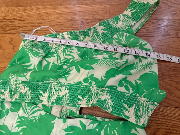 One sleeve backless jumpsuit size L Green Size L - Image 13