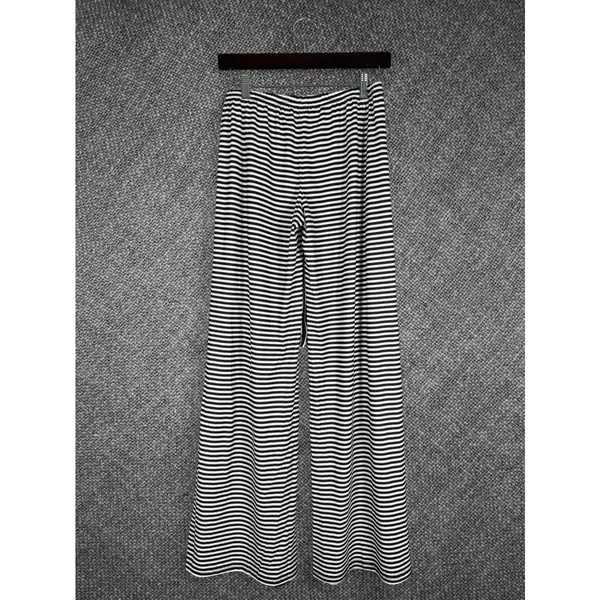 Black And White Striped Wide Leg Pants - Image 8