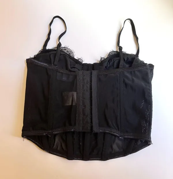 White Fox black corset top - Image 3