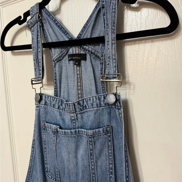 SeeThruSoul denim Overalls shortalls size 30‎ - Image 4