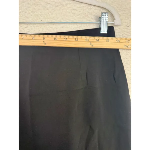 Halara Skirt Womens L Black Straight Pencil Knee Length Business Casual Work - Image 4