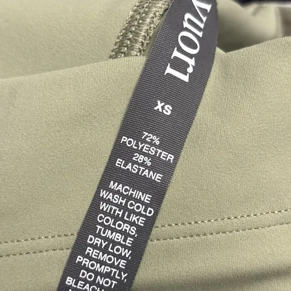 Vuori Women's Daily Leggings Sprout Green Athletic Gym Soft Pants Size XS New - Image 4