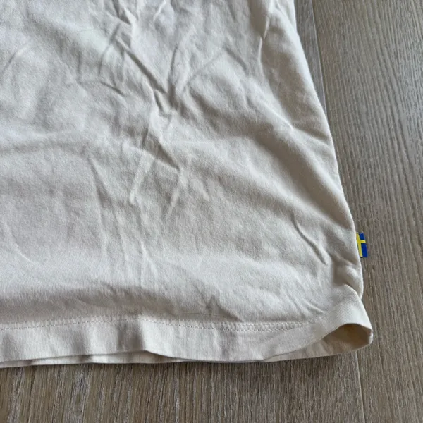 Fjallraven Walk With Nature Graphic Tee in Pale Yellow - Image 5
