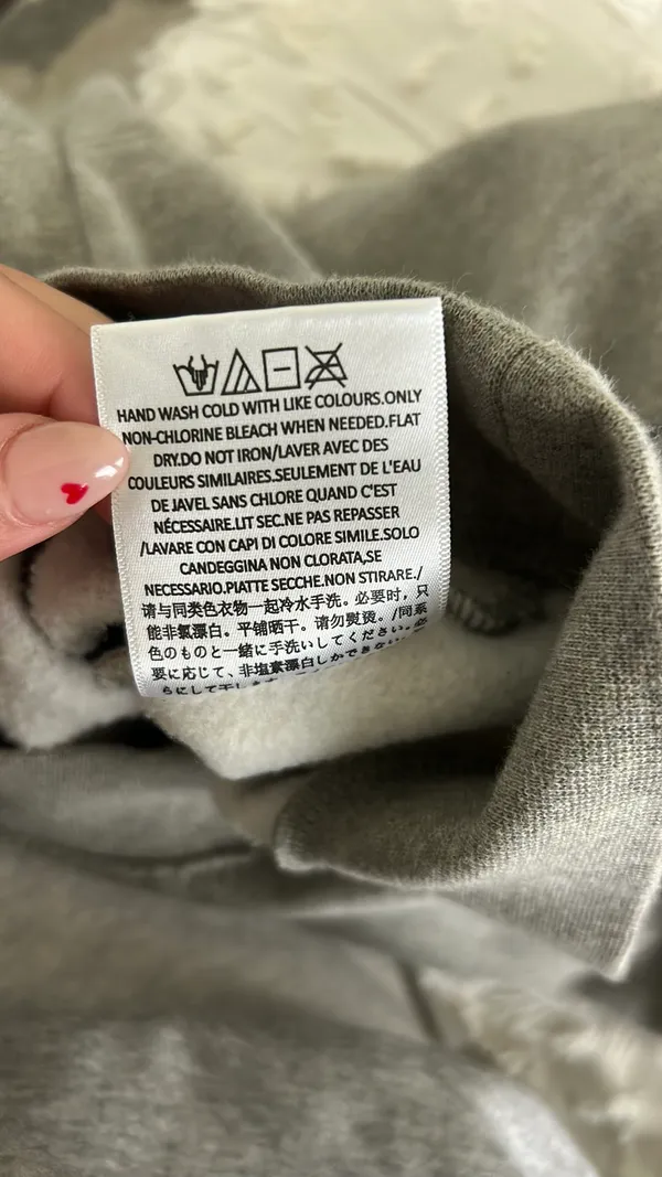 Essentials Hoodie Gray Size M - Image 6
