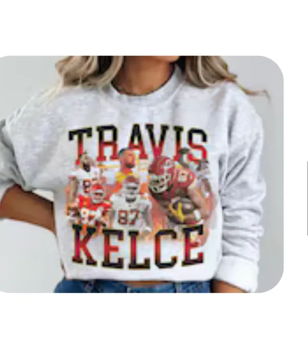 Vintage Travis kelce sweatshirt - Image 2