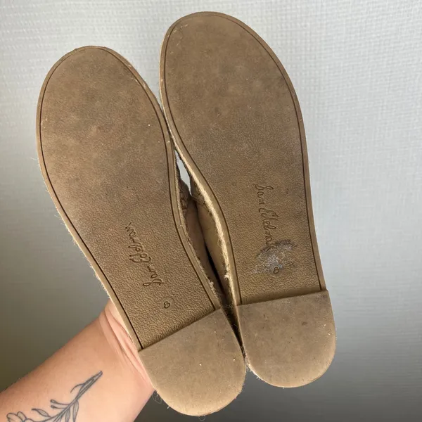 Sam Edelman Adena Beige Suede Espadrille Slip On Flats Womens Size 8 - Image 2