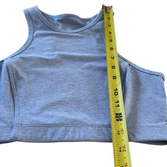 Outdoor Voices Athena Sports Bra Light Blue Athletic Workout Outdoors Stretch XS - Image 8