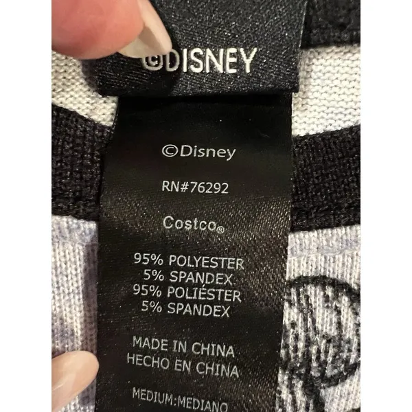 Disney Women’s Mickey Mouse Sleepwear Pajama Top Blue Loungewear Medium - Image 5