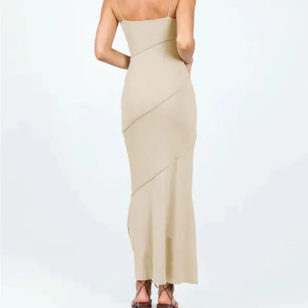 Princess Polly Cream Maxi Dress - Image 3