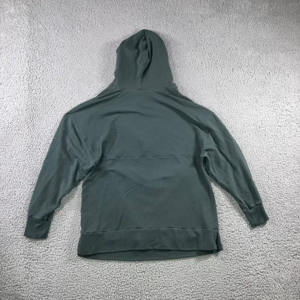 Old Navy Oversized Tunic Hooded Sweatshirt Women Medium French Terry V‎ Neck - Image 2