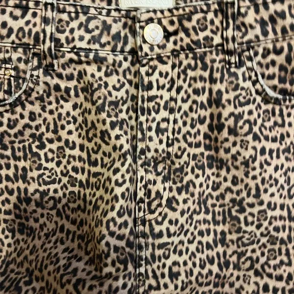 River island high rise animal print‎ jeans 14 - Image 6