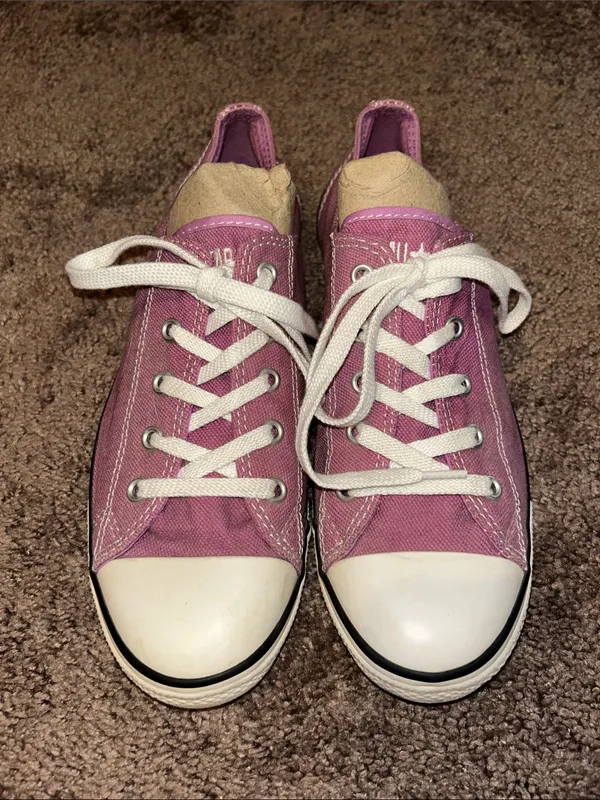 Converse Chuck Taylor all star low top Orchid purple sneakers - Image 3