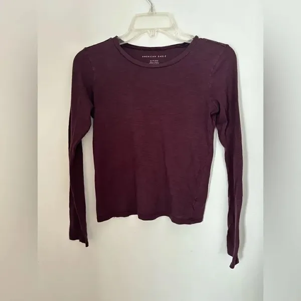 American Eagle Long Sleeve Tee Size XS Cotton Modal - Image 7