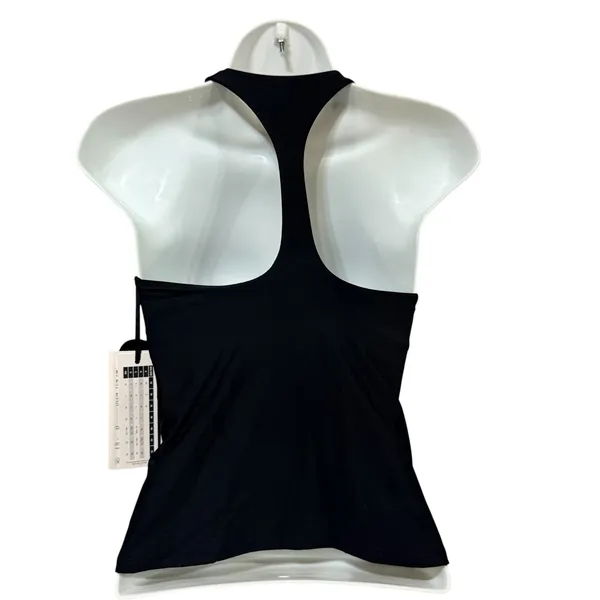 Calia Womens Black High Neck Racerback Tankini Swim Top UPF 50+ Small NWT - Image 2