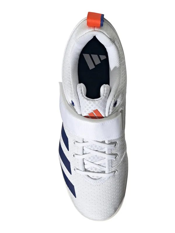 Adidas powerlift 5 weightlifting shoes white blue NEW 8.5 - Image 2