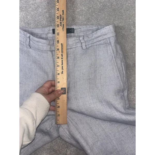 lauren ralph lauren cropped wide leg trouser pants‎ size 6 twill - Image 9