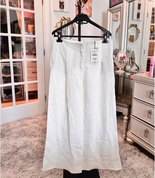 Zara Line Blend wide leg pants - Image 7