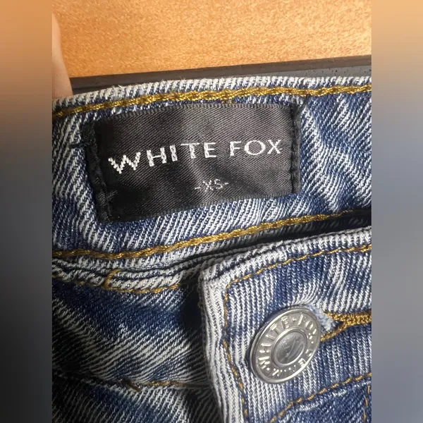 White Fox Boutique Take My Picture Denim Maxi Skirt – Blue Wash. size XS. NWT - Image 9