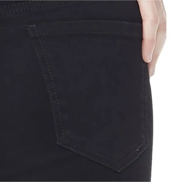 NWT NYDJ Barbara Tummy-Control Bootcut Jeans Black Denim Women's Size 2 NEW - Image 9