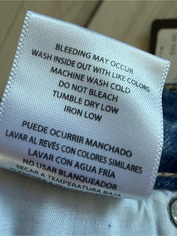 Hidden Noir Mid Rise Wide Leg Jeans Blue Size 26 NWT - Image 10