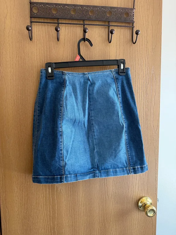 PACSUN Jean Mini Skirt Size 27 - Image 7