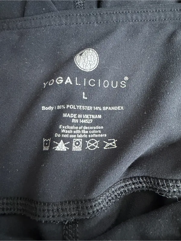 Yolicious Women’s Black High-Waist Active Leggings - Image 4