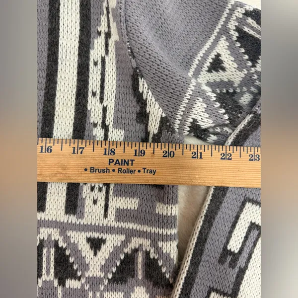 Vintage 70s Cowchain Critter Knit Cardigan Sweater Womens‎ Small - Image 3