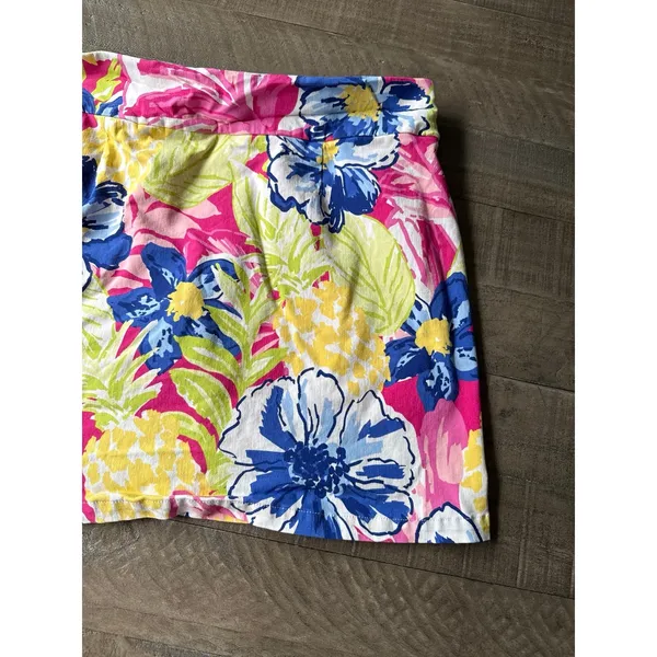 Rafaella Women's bright Vibrant Pineapple Floral Skort Size XL‎ - Image 7
