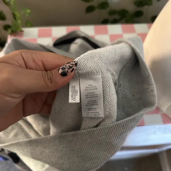 Karl Lagerfeld Gray and Black Eiffel Tower Sweater - Image 6
