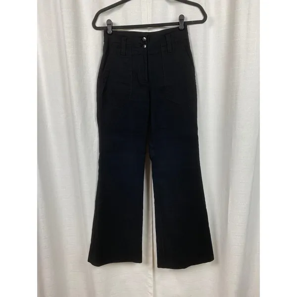Anthropologie Maeve Black The Naomi Wide Leg Pants Sz.0 - Image 5