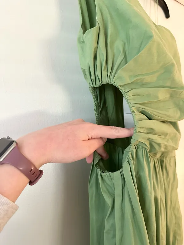 NWT Abercrombie One Shoulder Cutout Dress - Image 3
