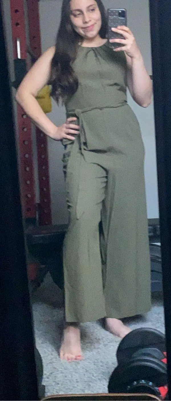 Calvin Klein Forest Green Jumpsuit - Image 4