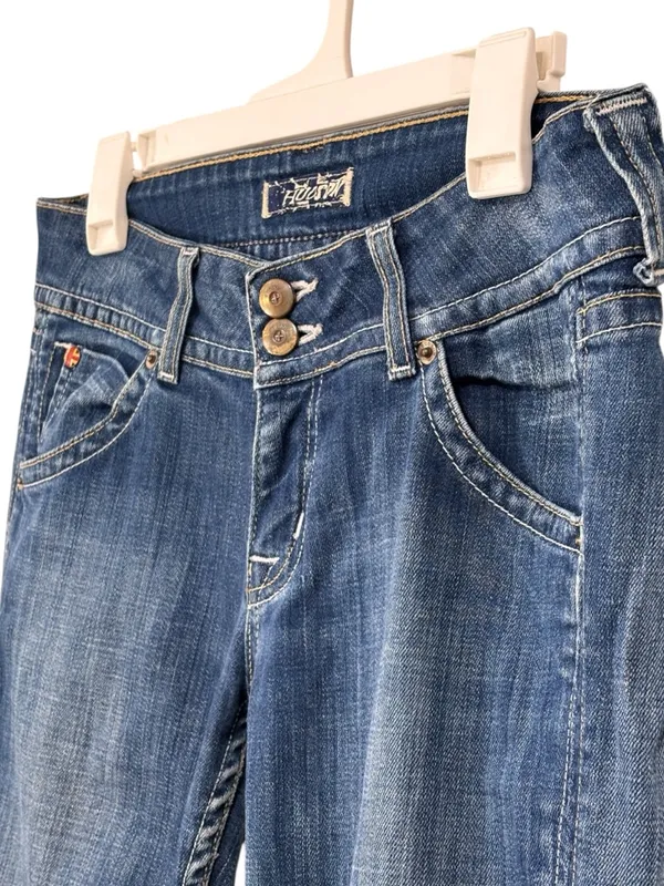 Hudson Flare Blue Denim Jeans Size 29 - Image 3