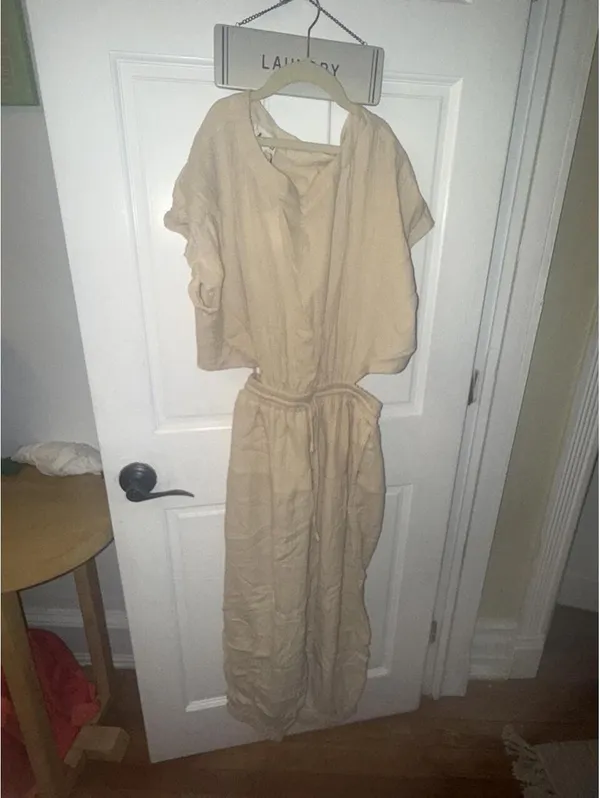 & merci Taylor jumpsuit Tan Size L - Image 4