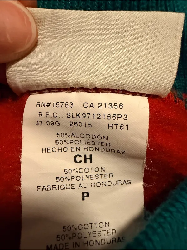 Top Stitch Crewneck Sweater with Cardinals - Image 4