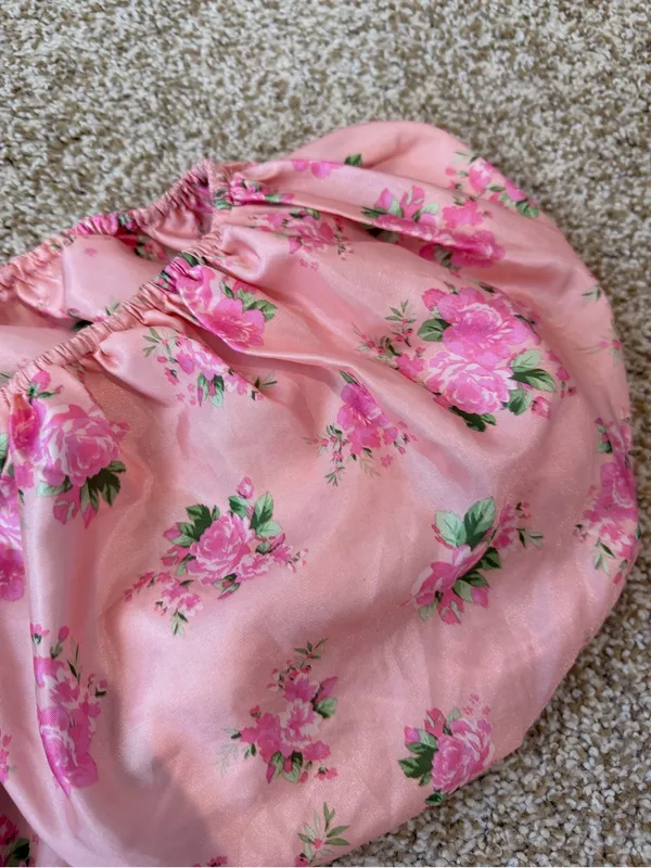 LoveShackFancy x Target Cecile Pink Floral Puff-Sleeve Dress Size 12 - Image 10