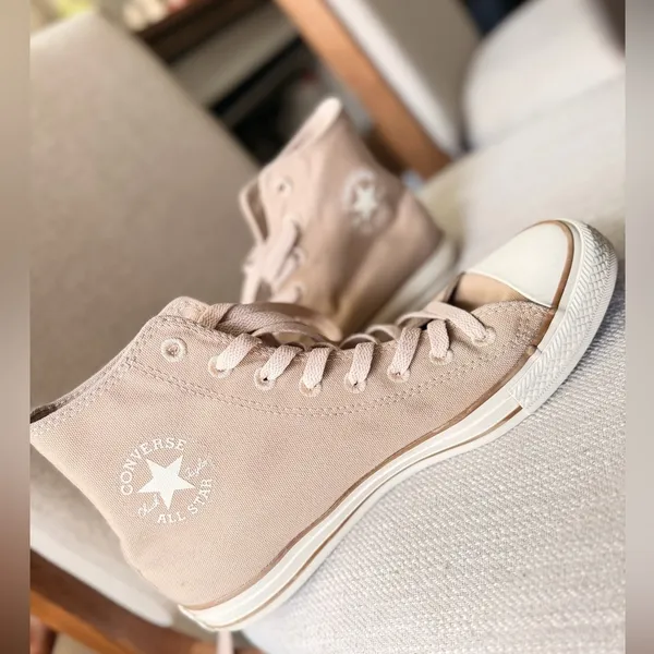Converse Chuck Taylor All Star High Top "Parchment," "Oatmeal," or "Desert Sage. - Image 5