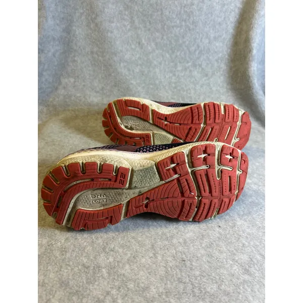 Brooks Adrenaline GTS 22 Womens Running Shoes Black Purple Coral Pink Sneakers‎ - Image 4