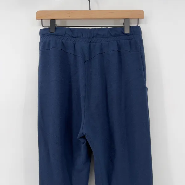Gymshark Women S Gym to Lounge High Rise‎ Jogger Navy Blue Pockets Stretch Comfy - Image 4