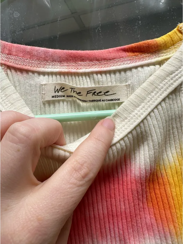 Free People Tank Tie-Dye Small - Image 2
