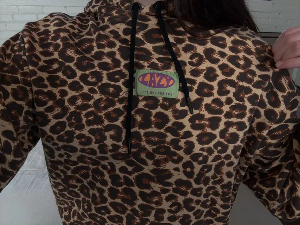 Urban Outfitters Lazy Oaf Cheetah Hoodie - Image 3