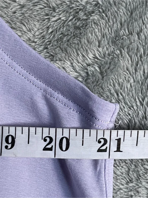 Lululemon lightweight split back training tank top lavender frost yoga Pilates - Image 10