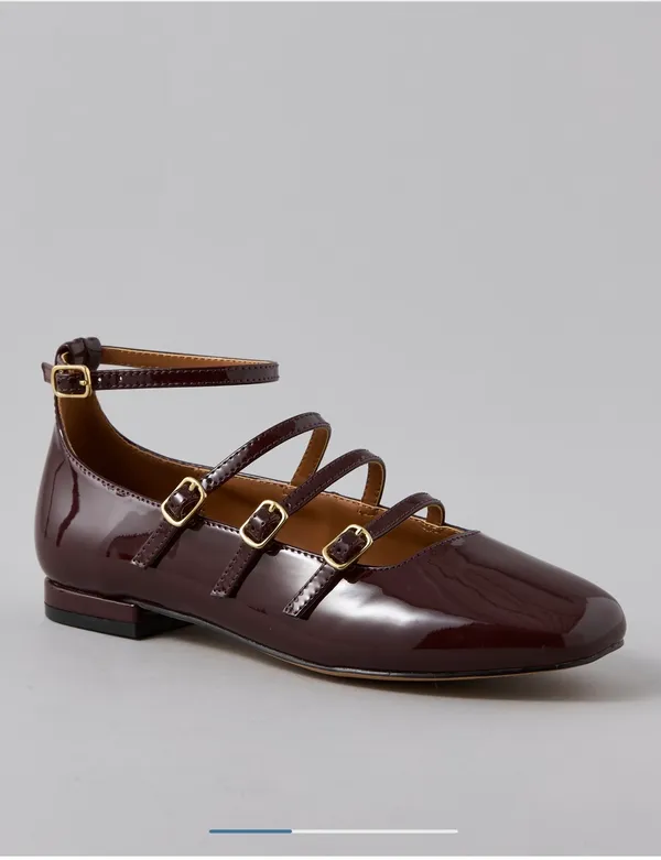 American Eagle Burgundy ballet flats - Image 2