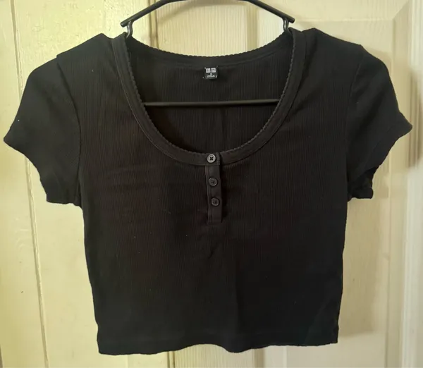Black crop top - Image 3