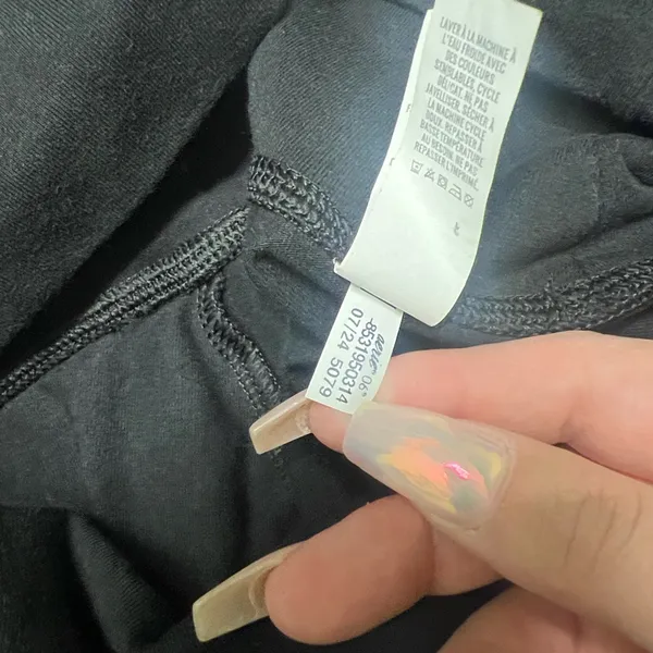 Aerie black offline OG original high rise cotton legging - Image 11